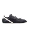 Rick Owens Leather Sneakers With Thin Shark-tooth Sole In Black