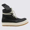 Rick Owens Creep Geobasket High-top Casual Shoes In Black