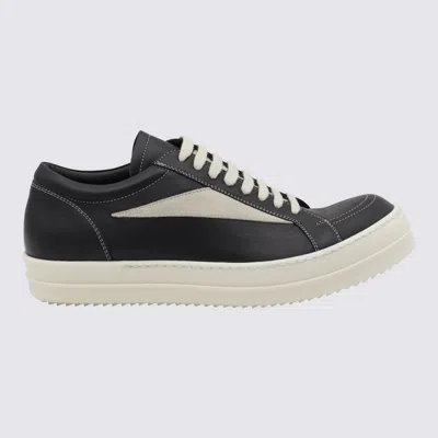 RICK OWENS SNEAKERS BLACK/MILK/MILK