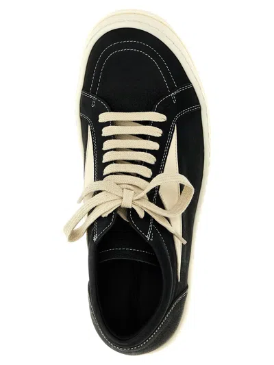 Rick Owens Sneakers In Black/milk/milk