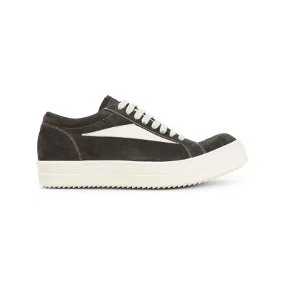 Rick Owens Sneakers Blue In Brown