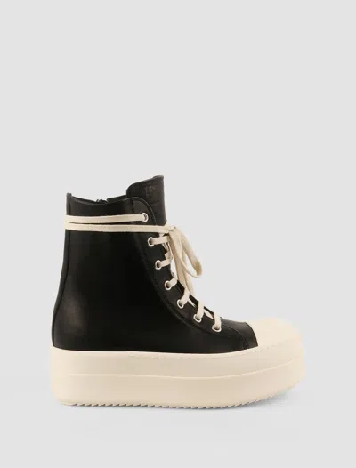 Rick Owens Sneakers Mega Bumper In Black,milk,milk