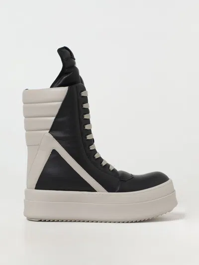 Rick Owens High-top Trainers Mega Geobasket In Schwarz