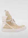 Rick Owens Hollywood Geobasket High Top Sneakers Parchment And Milk In クリーム