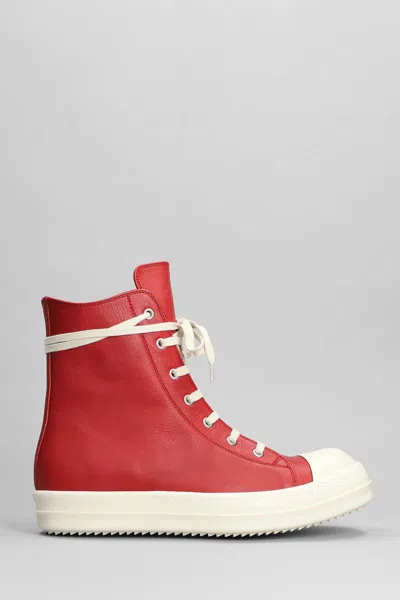 Rick Owens Sneakers Sneakers In Red