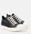 Rick Owens Sneaks Low Leather Sneakers In Black