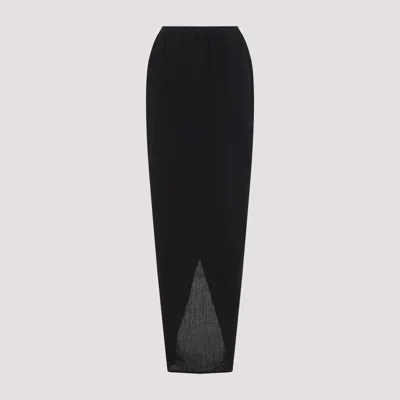 RICK OWENS SOFT PILLAR LONG SKIRT