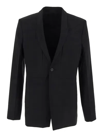 Rick Owens Softpocket Jacket In Black