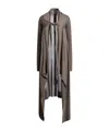 Rick Owens Solid Color Cardigans In Brown