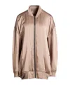 Rick Owens Solid Color Jackets In Gold