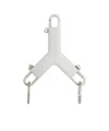 Rick Owens Solid Color Keychain In White