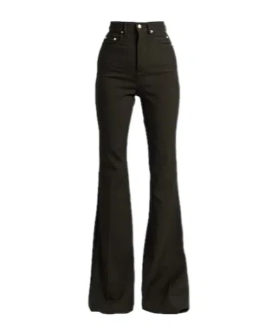 Rick Owens Solid Color Loose Pants In Black