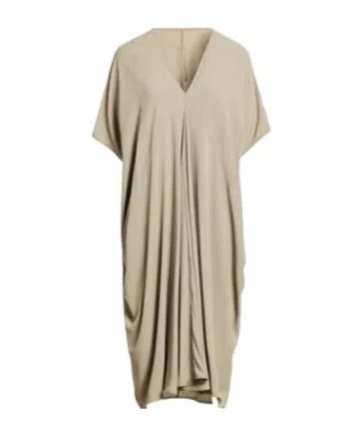 Rick Owens Solid Color Short Sleeve Cardigan In Nude