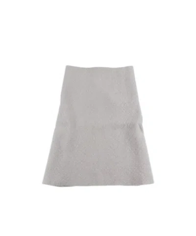 Rick Owens Solid Color Wool Scarf In Gray