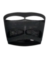 Rick Owens Bandeau Top Featuring Cut-out Design In Black