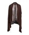 Rick Owens Solid Colour Cardigans In Black