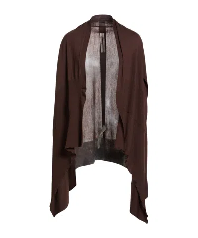 Rick Owens Solid Colour Cardigans In Black