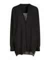 Rick Owens Solid Colour Shirts In Black