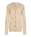 Rick Owens Solid Knit Cardigan In Neutral