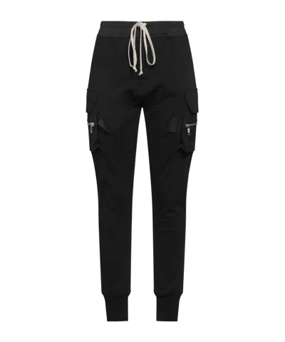 Rick Owens Solidcolor Cargo Trousers In Pink