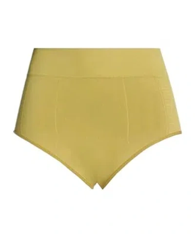 Rick Owens Solid-color Hot Pants In Yellow