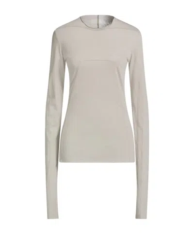 Rick Owens Solidcolor Longsleeve Tshirt In Neutral