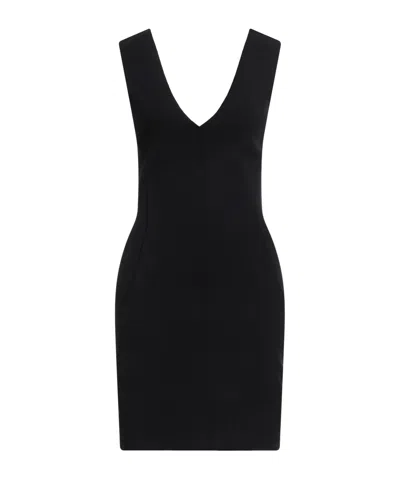 Rick Owens Solidcolor Sleeveless Dress In Black