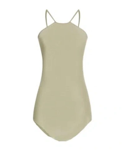 Rick Owens Solid-color Sleeveless Jumpsuit In Nude