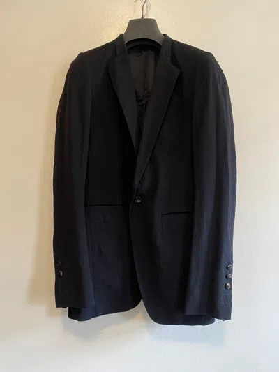 Pre-owned Rick Owens Soon: Light Blazer From 2011 In Black