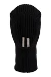 RICK OWENS SPHINX RIBBED-KNIT BALACLAVA