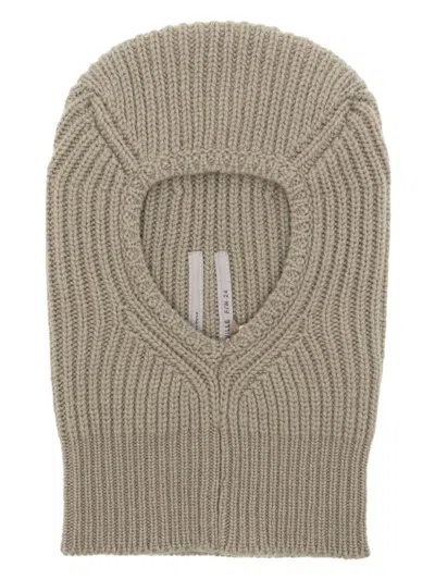 Rick Owens Sphinx Skull Balaclava In Nude