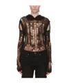 Rick Owens Spider Hoodie Sweaters And Cardigans Black In Black