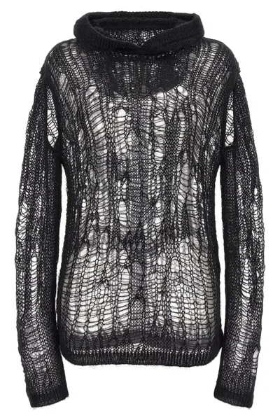 RICK OWENS RICK OWENS 'SPIDER HOODIE' HOODED SWEATER