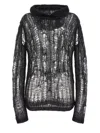 Rick Owens Spider Hoodie Sweaters And Cardigans Black In Black