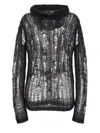 Rick Owens Spider Hoodie Sweaters And Cardigans Black In Black