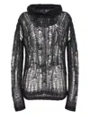 Rick Owens Spider Hoodie Sweaters And Cardigans Black In Black