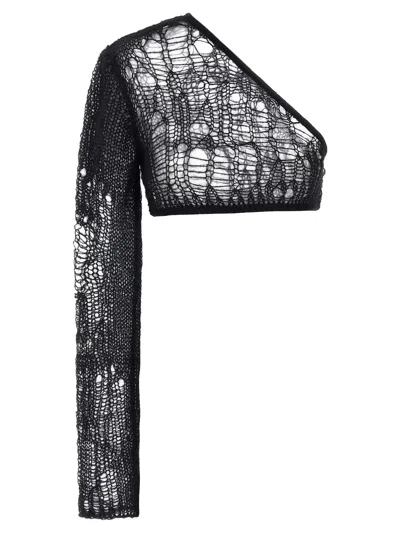Rick Owens Spider Ziggy Tank Top In Black