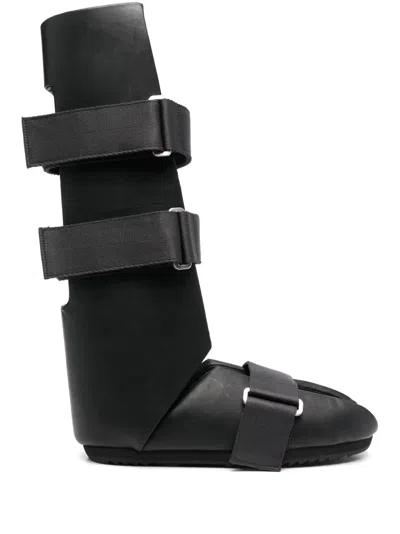 Rick Owens Black Splint Boots In 99 All Black
