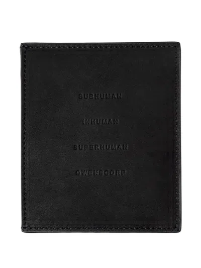Rick Owens Square Cardholder In Black