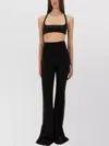 Rick Owens Square Neckline Cropped Fitted Sleeveless Racerback
