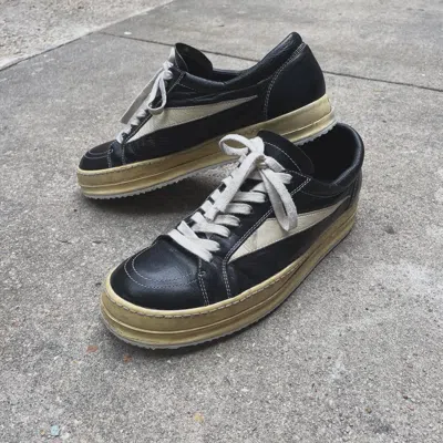 Pre-owned Rick Owens Ss 2007 Og Vans Super Shoes In Black