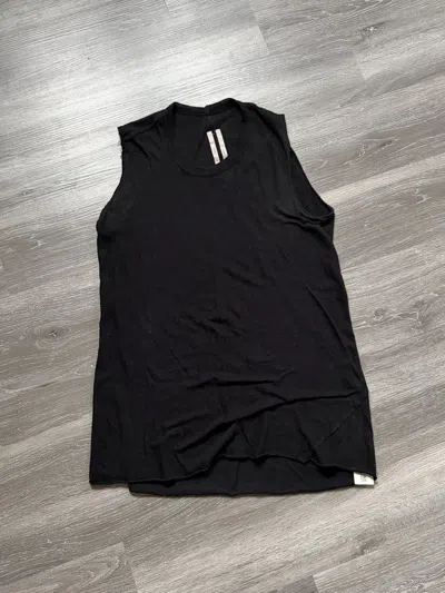 Pre-owned Rick Owens S/s 2023 Lido Tank Top In Black