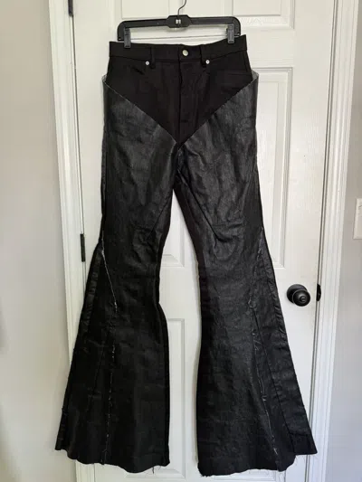 Pre-owned Rick Owens S/s 23 Rick Owen's Edfu Bolan Slivered Jeans
