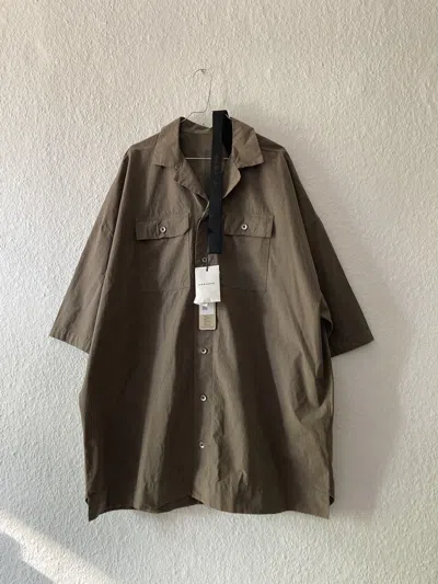 Pre-owned Rick Owens S/s 24 "lido" Magnum Tommy Shirt M In Sand
