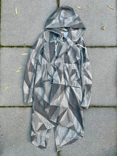Pre-owned Rick Owens Ss13 Geometric Camo Parka