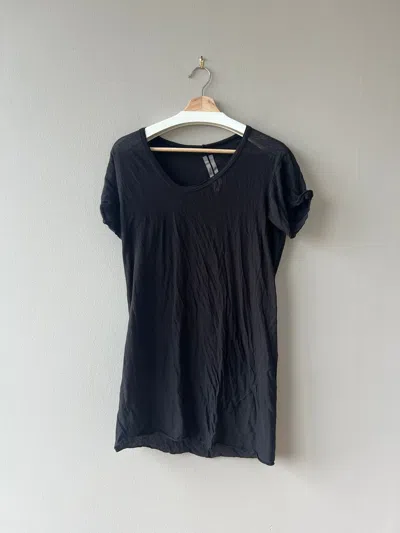 Pre-owned Rick Owens Ss15 Faun Tee In Black