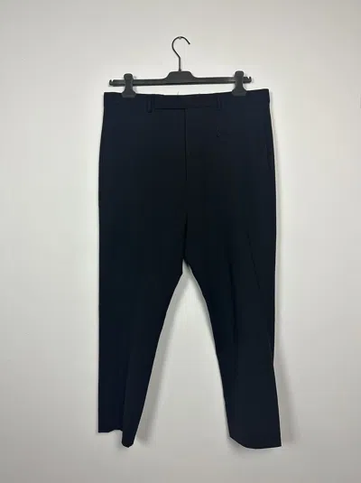 Pre-owned Rick Owens Ss18 ‘dirt' Cropped Astaires Trousers In Black