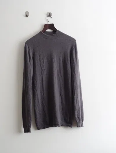 Pre-owned Rick Owens Ss18 Dirt Iron Purple Cashmere Knit