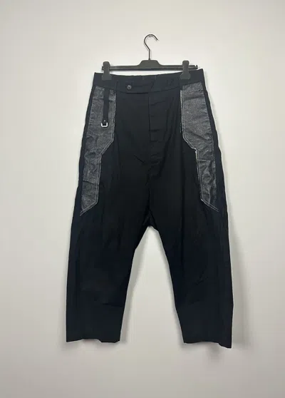Pre-owned Rick Owens Ss19 ‘babel' Karloff Trousers In Black
