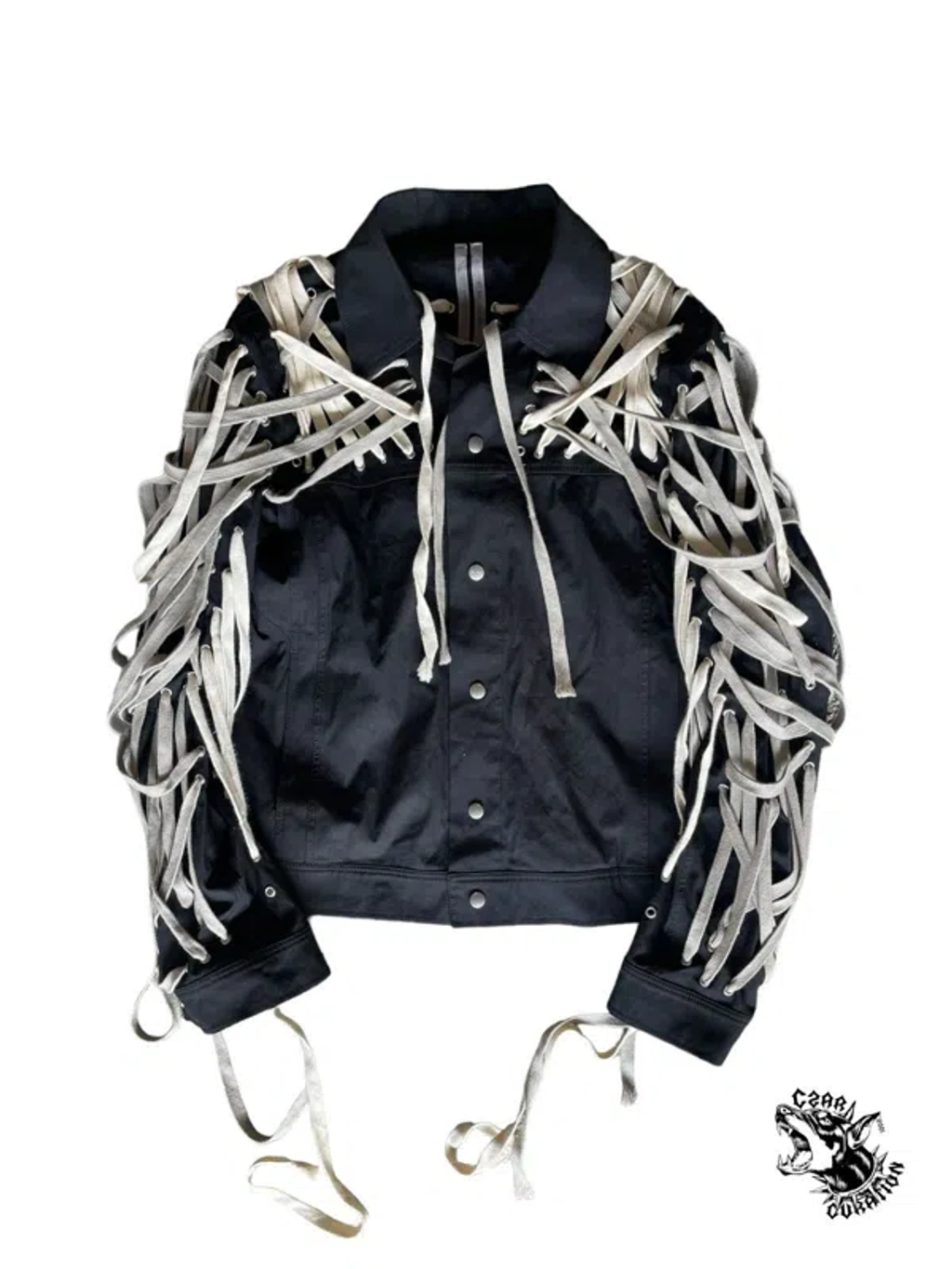 p*z様 【希少】Rick Owens megalace jacket 46 Pre-owned Rick Owens Ss20 Megalace Jacket In Black | ModeSens